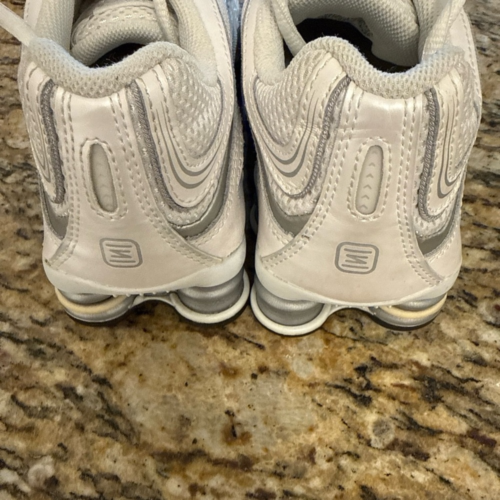 Kids' White and Gray Sneakers